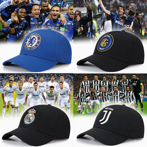 C罗梅西尤文图斯皇马巴萨足球球队鸭舌帽送男友学生球迷纪念帽子