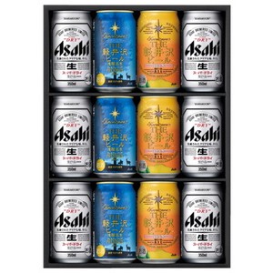 【r宝】日本 asahi 轻井沢 新年限定 啤酒礼盒 350ml*12罐 代购!