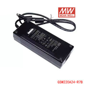 GSM220A明纬电源R7B适配器A12/A15/A20/A24/A48 180W医疗型桌面型