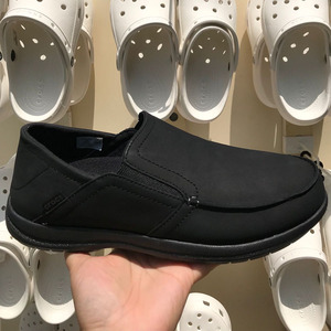 00幸运叶子官方旗舰店天猫crocs卡骆驰男鞋2021夏季新款乐福鞋帆布