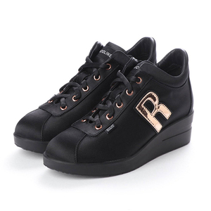 黑色拉带鞋女高跟