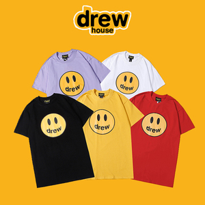 t恤男夏季潮牌潮流百搭ins重磅衣服笑脸oversize五分袖3619人付款29