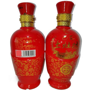 柔和52度川酒巴蜀土灶坊原浆酿白酒高度固态发酵五粮浓香型红光瓶