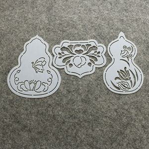 刺绣香囊描图模板花样模板图案绘图描图画图神器镂空花边香包车挂