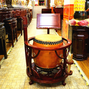 寺庙大鼓堂鼓牛皮手鼓法鼓锣鼓佛具佛堂用品庙堂钟鼓乐器用品