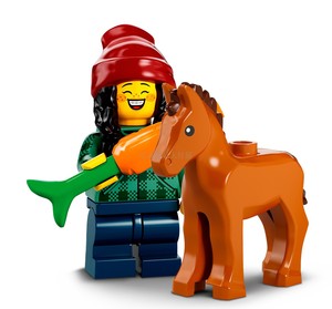 lego 乐高 71032 抽抽乐人仔 22季 喂小马的女孩 原封