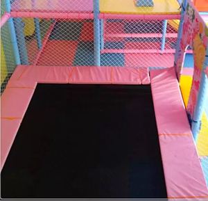 淘气堡蹦床面网面跳跳床进口黑色网面蹦床垫加厚可定做