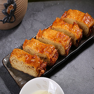 居士素食 素鸭素烧鹅半成品豆皮5条装1公斤 厂家酒店寺庙冷冻顺丰