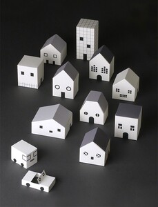 儿童手工折纸diy拼装立体3d纸质模型卡通小房子房屋建筑小屋纸房