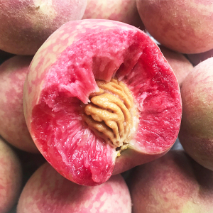 现摘血桃5斤水果新鲜现发红心桃子当季毛桃整箱脆桃应季水蜜桃