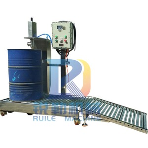 200L润滑油液压油大桶灌装机 化工溶剂稀释剂自动称重树脂分装机