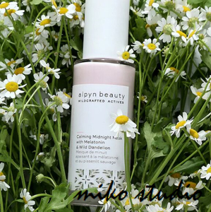 在途小众alpyn beauty claming褪黑素天然蒲公英修复睡眠面膜59ml