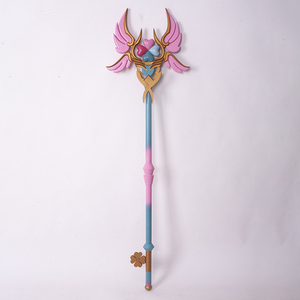 王者荣耀瑶时之祈愿情人节法杖鹿角愿境星元 cosplay道具 武器
