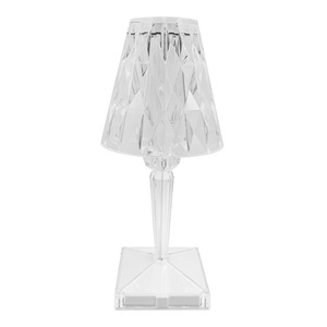 现代简约亚克力水晶台灯 便携个性创意水晶氛围小夜灯 浪漫钻石灯