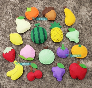 【成品】纯手工diy不织布成品 仿真水果 不织布水果 成品