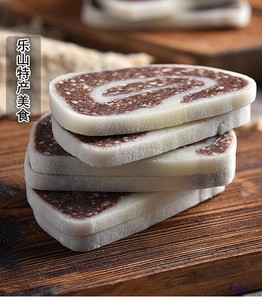 四川特产乐山特色美食犍为小吃罗城古镇油炸粑红豆糯米糍粑500g