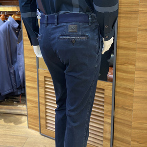 路卡迪龙男装2021春夏新品男士天丝棉商务休闲牛仔裤142201032