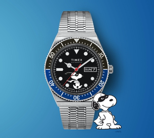 美国代购timex m79 x peanuts snoopy史努比复古天美时机械手表
