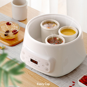 0010人付款天猫小熊电炖锅陶瓷炖锅家用小型煮粥神器全自动隔水炖盅炖