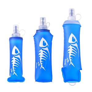 桑鱼头运动软水壶旅行可折叠软水袋便携硅胶水杯跑步壶健身水瓶