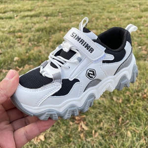 斯乃纳儿童运动鞋2021春新夏ss1110331h男女中大童轻便网面老爹鞋