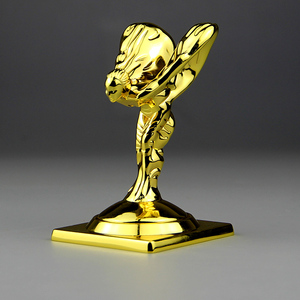 劳斯莱斯小金人车标仿真合金立标飞翔女神全金属汽车改装标识摆件