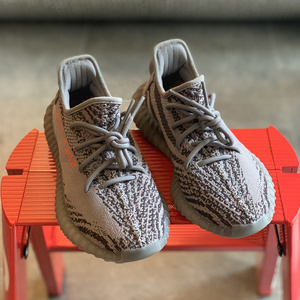 帝奥椰子鞋350新灰橙灰斑马纹春夏季透气男鞋女鞋莆田正版运动鞋