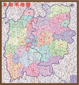 2020年7月湖南衡阳市耒阳市百度版地图乡镇公路旅游交通行政分布