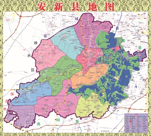 安新县详细地图图片