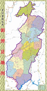 2018年6月贵州省遵义市湄潭县交通旅游行政乡镇村落分布地图