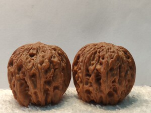 野生小众品种文玩核桃收藏级精品文玩小尺寸弥勒佛麻墩狮子头3.22