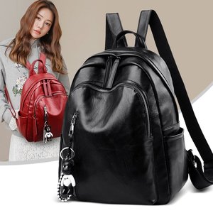 2021新款双肩包女牛津布韩版简约百搭小包包时尚休闲女士软皮背包