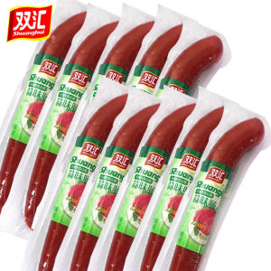 双汇蒜味肠190g蒜香烤肠香辣蒜蓉香肠即食休闲零食小吃火腿肠整箱