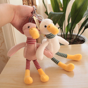 可爱沙雕丑小鸭小鸭子毛绒玩具钥匙背包小挂件玩偶饰品钥匙扣公仔