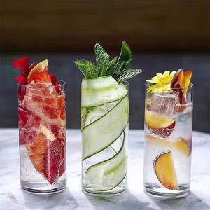 超薄水晶玻璃柯林杯海波杯直身杯长饮杯金汤力杯长岛冰茶鸡尾酒杯