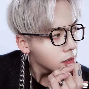 西装暴徒眼镜男双梁飞行员太阳镜女可配近视偏光变色开车专用墨镜