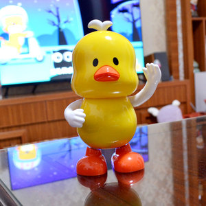 小黄鸭电动唱歌跳舞婴儿会动走路鸭子0宝宝1-3岁男孩儿童玩具洛洛
