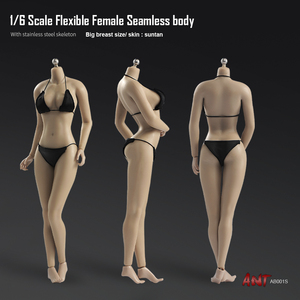 钢骨包胶女素体女兵人