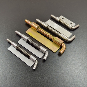 弹簧插销铰链柜门左右插销焊接合页 上下门轴不锈钢弹簧插销cl225