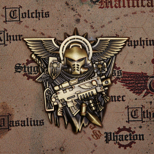 星际战士阵营纪念章 战锤40k周边徽章胸针