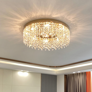 客厅卧室水水晶led吸顶灯