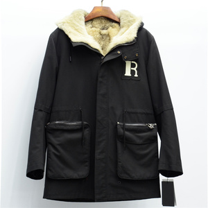 派克服男狼皮毛内胆皮毛一体俄罗斯进口郊狼户外登山保暖皮草外套