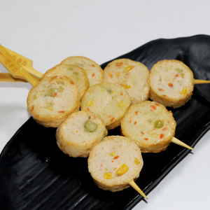 三蔬鱼饼10串 关东煮食材豆捞火锅麻辣烫