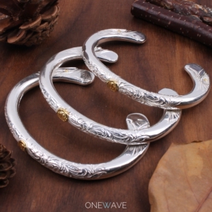 在途kenkikuchi菊地健唐草银嘴四目手镯菊地建鹰镯