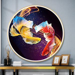 点钻十字绣年年有余