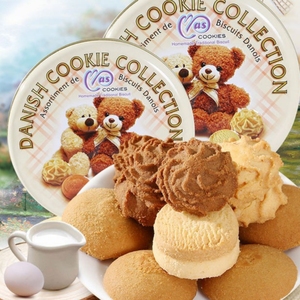 六一马来西亚进口小熊曲奇饼干麦阿思铁盒巧克力奶酥儿童节礼盒