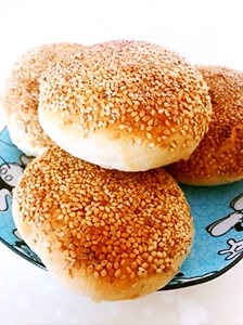 包邮 赤峰李家吊炉烧饼 老式烧饼 五香吊炉芝麻烧饼 10个 可真空