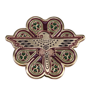 美国印第安太阳神雷鸟图腾胸针刺马钉古老图腾胸针胸章徽章16人付款