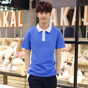 深圳校服 统一中学生校服 男款 夏季运动服上衣修身短袖t恤包邮