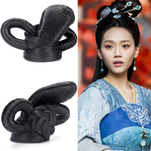 古装汉服发包明月照我心同款假发仙女发型唐朝影楼造型发髻发包